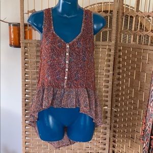 BoHo flirty American rag take blouse